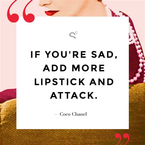 red lipstick quotes coco chanel|coco chanel quotes on success.